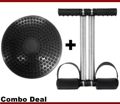 Twister Exercise Machine & Tummy Trimmer | Home Gym Fitness Equipment Set (Double Spring)